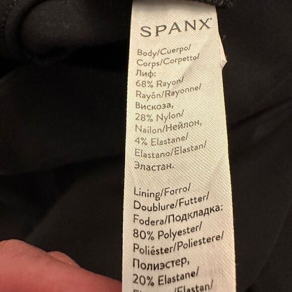 Spanx By Sarah Blakely The Perfect Pant High Rise Pull-On Skinny Black XL - Picture 7 of 7